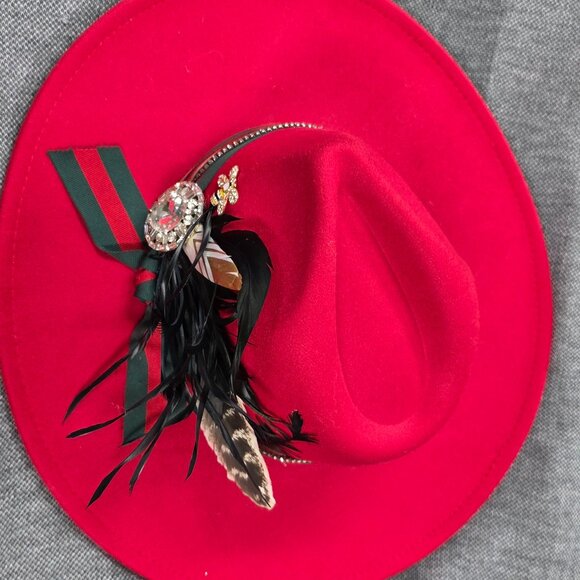 One-of-a-Kind Western Cowgirl Hat – Handmade & Adjustable display picture 1